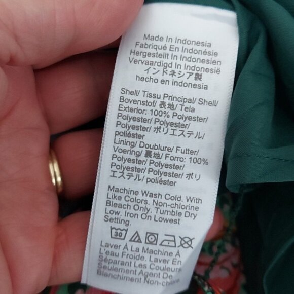 J. Crew Ruffle V-neck mini dress Floral Size 4 - Picture 9 of 11